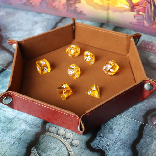 Faux Leather Pop UP Dice Tray - Bugbear (2 Styles Available)