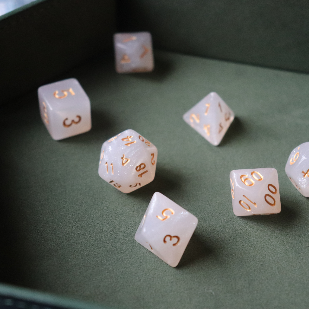 Hexagon Faux Leather Pop UP Dice Tray - Haggard