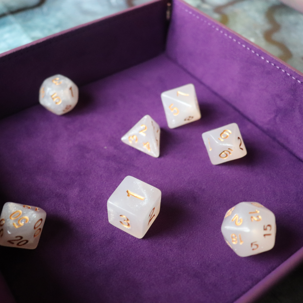 Faux Leather Pop UP Dice Tray - Mind Flayer (2 Styles Available)