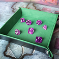 Faux Leather Pop UP Dice Tray - Ranger Emerald (2 Styles Available)