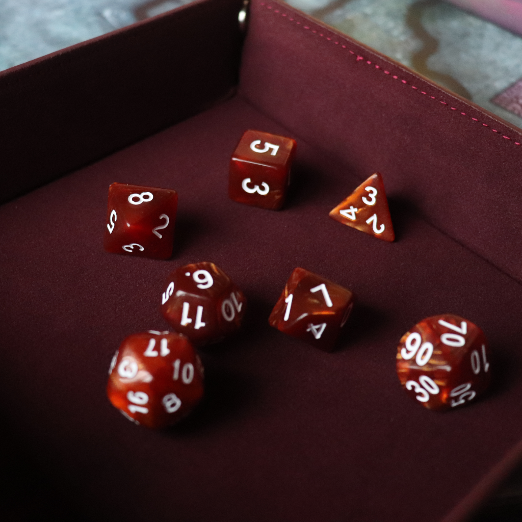 Faux Leather Pop UP Dice Tray - The Deep Dragon (2 Styles Available)
